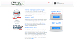 Desktop Screenshot of hanyazilim.com